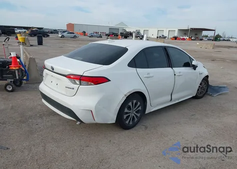 2020 Toyota Corolla Hybrid Le z USA, uszkodzony, nr VIN JTDEBRBE3LJ003583